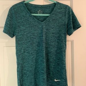 nike v neck dri-fit tshirt